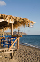 Skala Eressou  Griechenland  Restaurant und Strandbar auf der Insel Lesbos