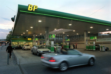 Berlin  Deutschland  BP-Tankstelle