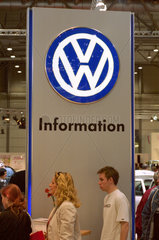 Leipziger Automesse  Informationsstand von VW
