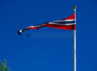 Bodo  Norwegen  norwegische Flagge
