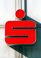 Logo  Schild  Emblem der Berliner Sparkasse