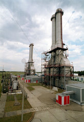 Das Gasturbinenkraftwerk Ahrensfelde der VEAG bei Berlin  Deutschland