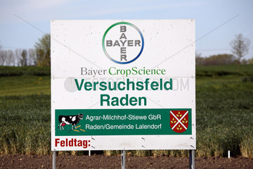 Raden  Deutschland  Versuchsfeld von Bayer