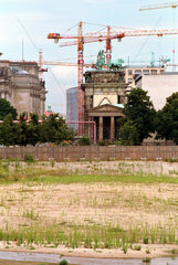 Gelaende  wo das Holocaustdenkmal entstehen soll  Berlin  Deutschland