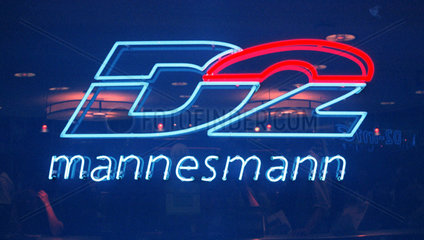 Logo  Schild  Emblem von Mannesmann Mobilfunk GmbH