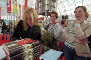 Leipziger Buchmesse  Schriftstellerin Anna Funder
