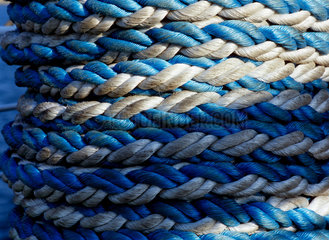 Warnemuende  Detailaufnahme von einem Seil