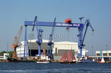 Rostock  die Aker Warnow Werft