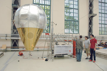 Heissdampfaerostat - Ein mit Heissdampf betriebener Ballon