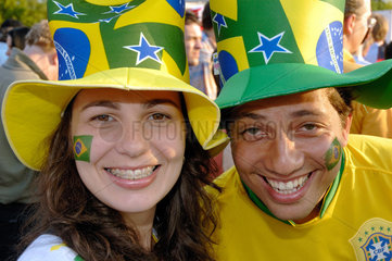 WM - Brasilianische Fussballfans