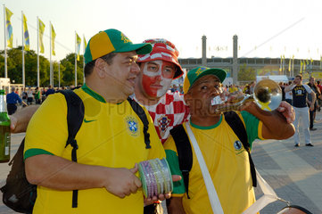 WM - Brasilianische Fussballfans