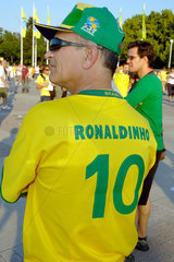 WM - Brasilianischer Fussballfan