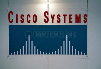 Hannover  CeBIT 2005  Logo der Cisco Systems