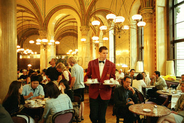 Wien  Oesterreich  das Cafe Central