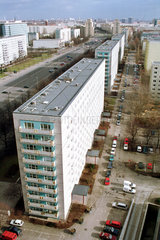 Deutschland  Plattenbauten in Berlin-Mitte