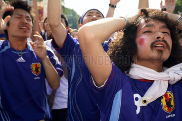 Fussballfans WM 2006: Entgeisterte japanische Maenner
