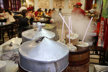 Shanghai  Dumplings  ein chinesisches Nationalgericht