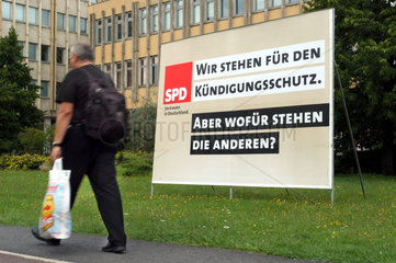 Wahlplakat der SPD in Potsdam