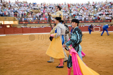 Enrique Ponce  ein spanischer Matador nach einem Stierkampf  Spanien