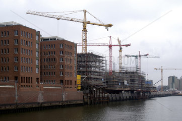 Baustelle Hafencity in Hamburg