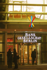 Eingang der Zentrale der Bankgesellschaft Berlin AG
