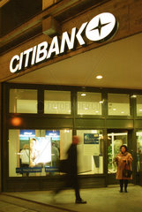 Eingang der Citibank in Berlin