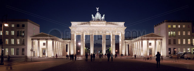 Das Brandenburger Tor am Pariser Platz in Berlin