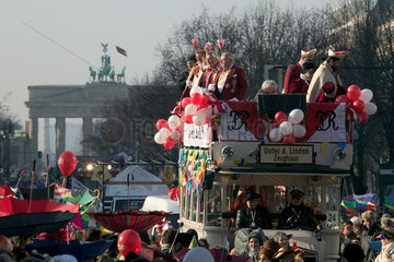 Berlin  Karneval-Umzug Unter den Linden