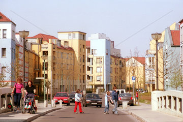 Neue Wohnsiedlung am Stadtrand von Potsdam