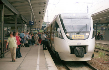 Privatbahn: InterConnex-Zug der Connex-Gruppe