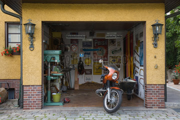 Berlin  Deutschland  private Garage am kleinen Wannsee