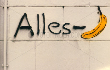Graffiti -Alles Banane-