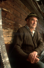 Portrait eines alten Holzknechts