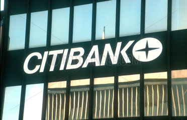 Logo der Citibank in Berlin