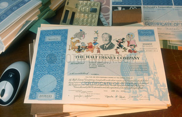 Aktie der The Walt Disney Company