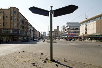 Berlin  Verkehrsinsel auf dem Walther-Schreiber-Platz