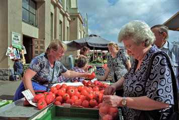 Der Zentralmarkt in Riga  Lettland