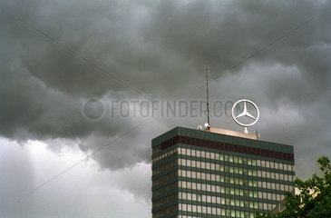 Berlin  Europa-Center bei Gewitterstimmung