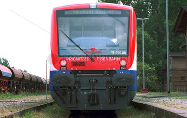 Meyenburg  Zug der Prignitzer Eisenbahn
