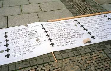 Berlin  Liste von toten Fluechtlingen