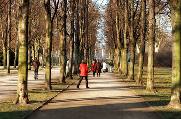 Potsdam  Allee im Park Sanssouci