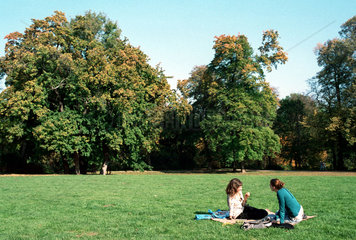 Weimar  Herbst im Park an der Ilm