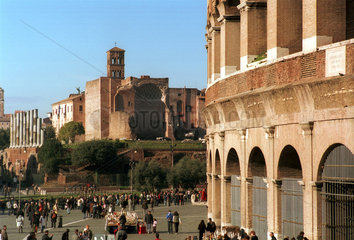 Rom  Kolosseum und Forum Romanum