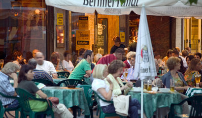 Berlin  Strassencafe am Kurfuerstendamm