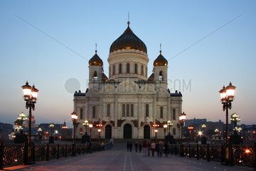 Moskau  Christi-Erloeser-Kathedrale