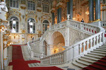 St. Petersburg  Treppenhaus in der Eremitage
