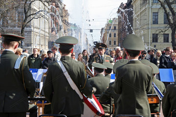 St. Petersburg  Soldaten spielen Konzert