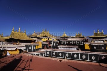 (InTibet)CHINA-LHASA-POTALA PALACE-GOLDEN TOPS-RENOVATION (CN)