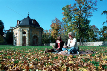 Rudolstadt  ein Picknick im Herbst