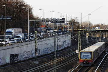 Stau Stadtautobahn A100